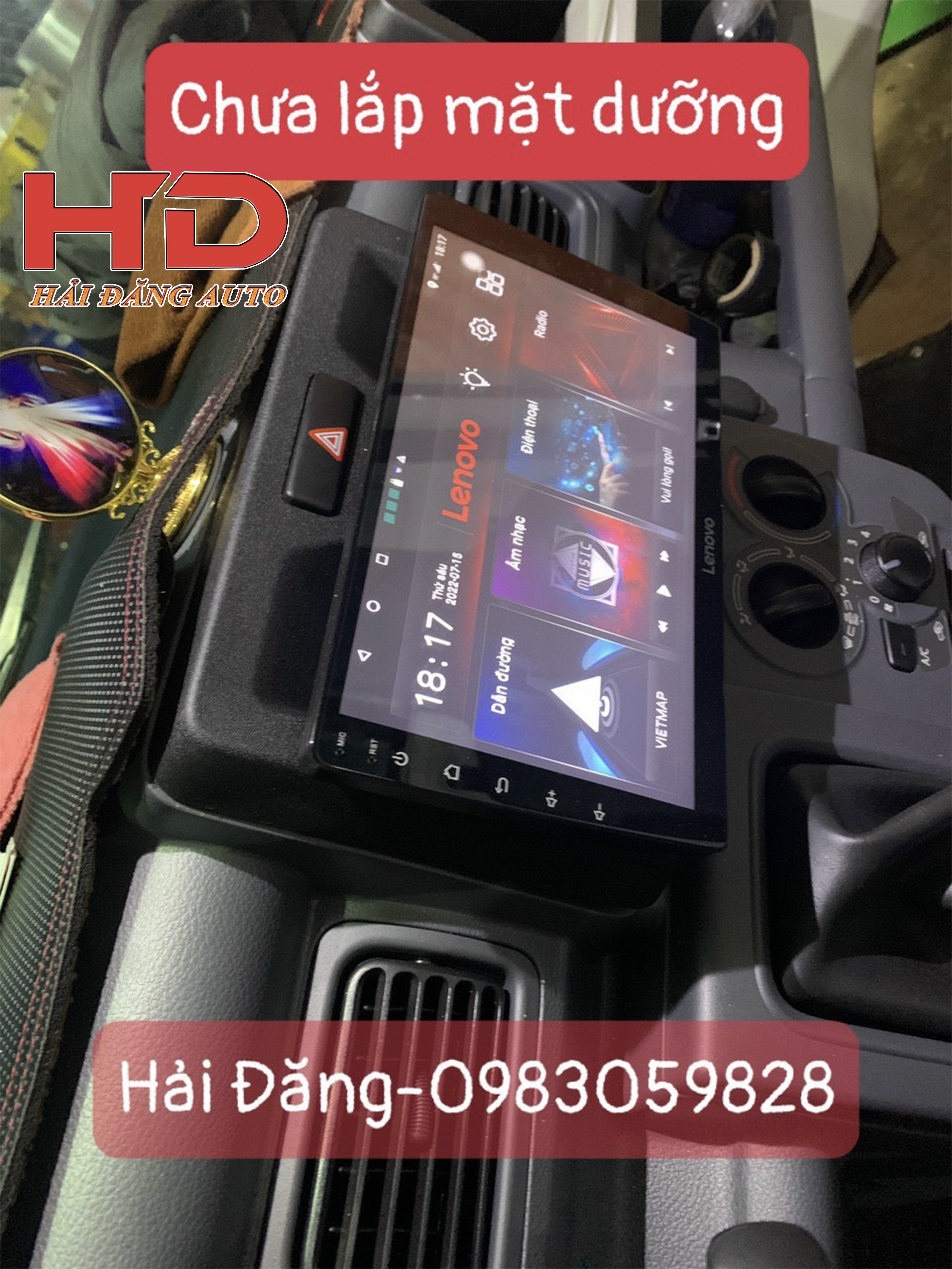 Mặt dưỡng màn hình xe tải Suzuki Carry Pro New