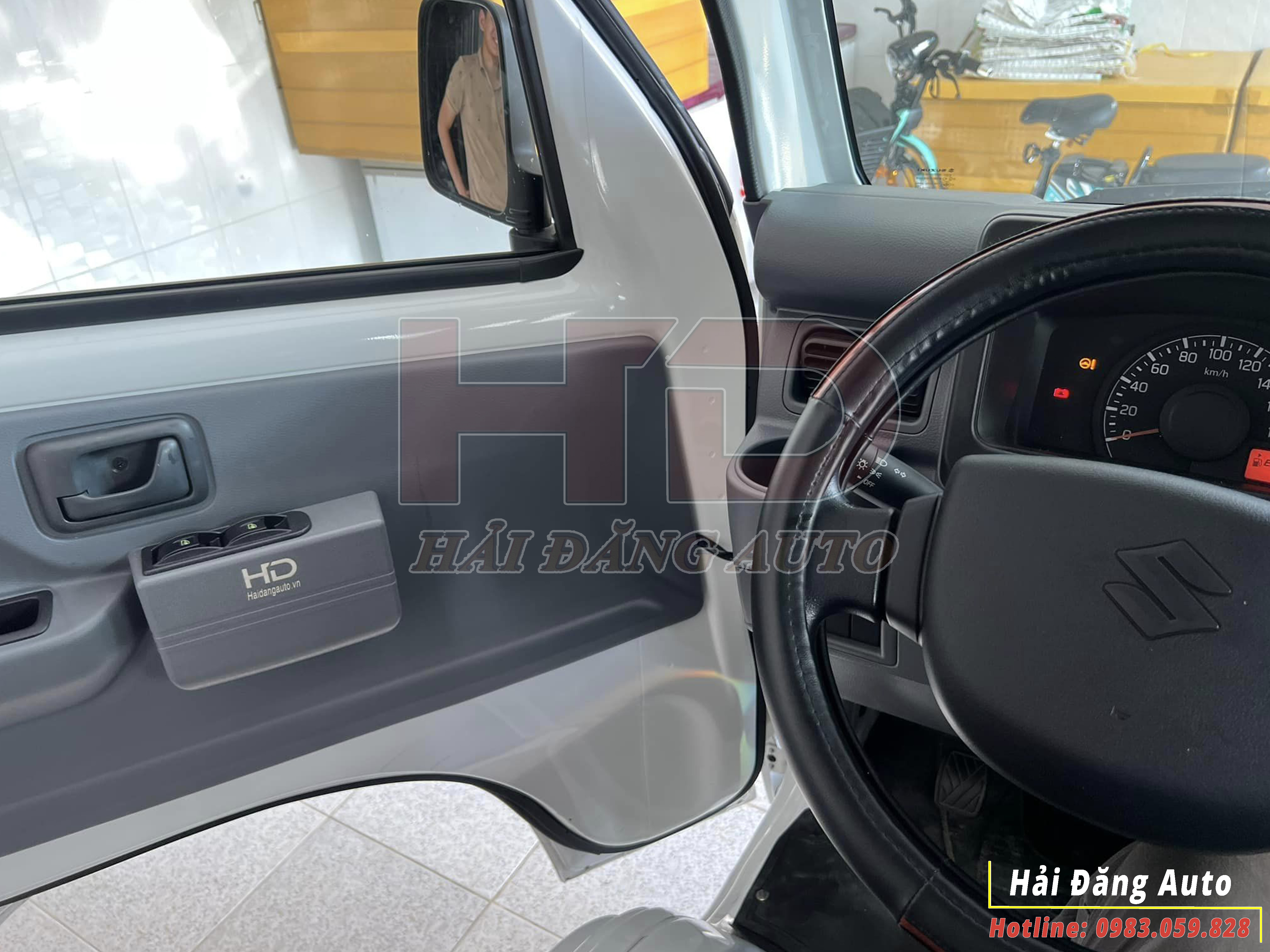 Lắp Bộ kính chỉnh điện cho xe tải suzuki carry pro ở Trà Vinh