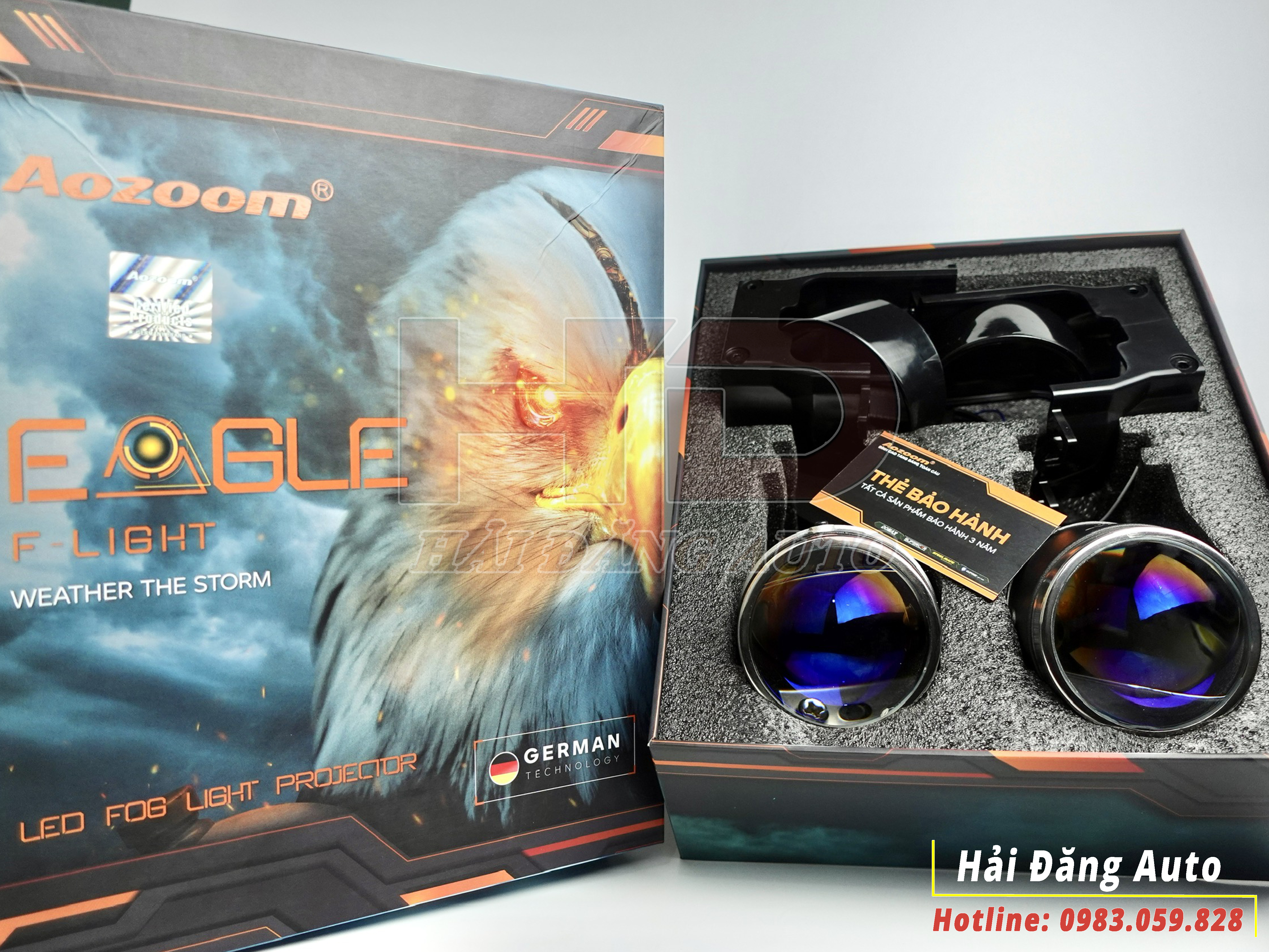 Bi gầm Led Eagle của Aozoom chính hãng