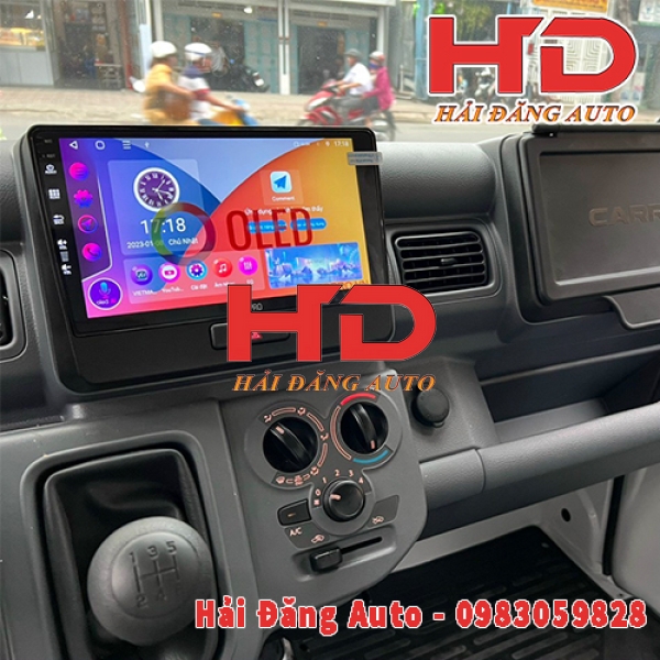 MẶT DƯỠNG MÀN HÌNH ANDROID 9 INCH CHO XE TẢI SUZUKI CARRY PRO NEW